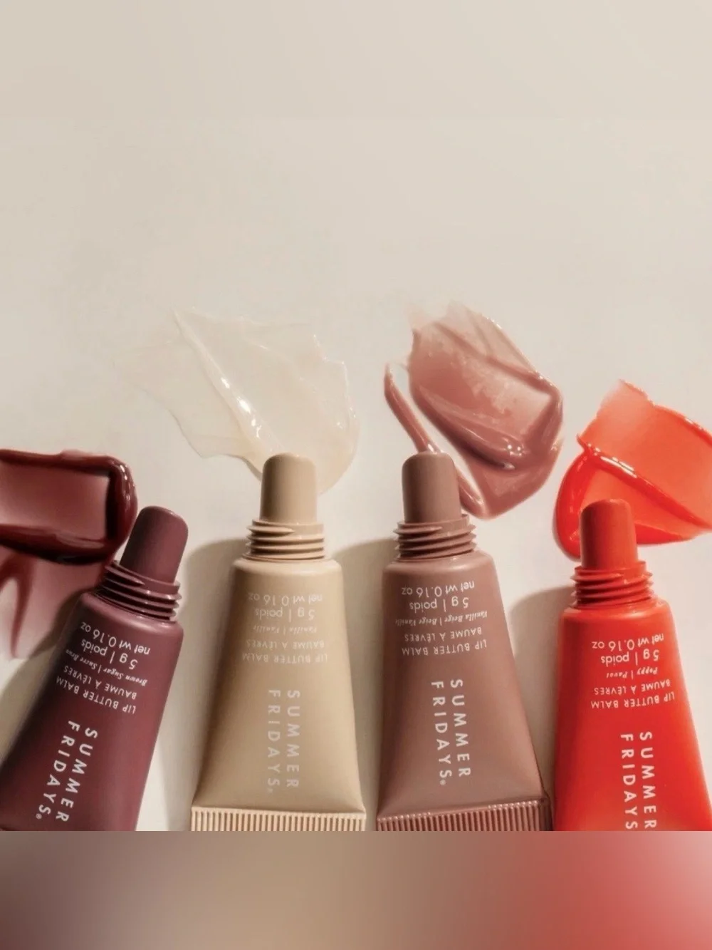 SUMMER FRIDAYS Limited Edition The Mini Neutrals Lip Butter Balm Set - 4 minis